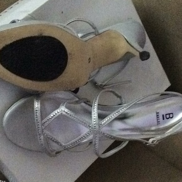 Silver High Heels - Picture 2 of 4